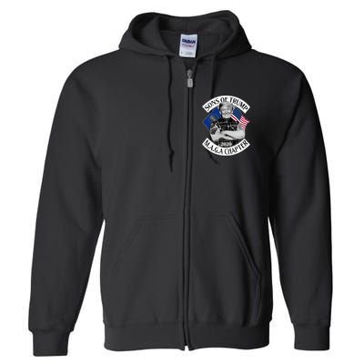 Sons of Trump 2020 MAGA Chapter Full Zip Hoodie