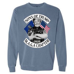 Sons of Trump 2020 MAGA Chapter Garment-Dyed Sweatshirt