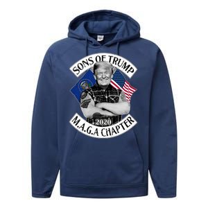 Sons of Trump 2020 MAGA Chapter Performance Fleece Hoodie