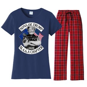 Sons of Trump 2020 MAGA Chapter Women's Flannel Pajama Set