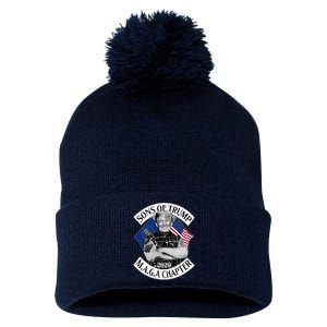 Sons of Trump 2020 MAGA Chapter Pom Pom 12in Knit Beanie