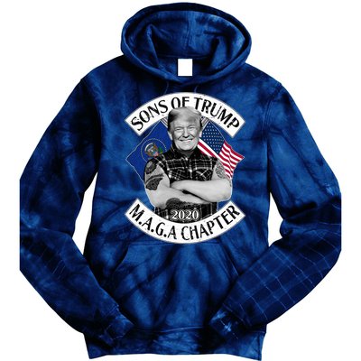 Sons of Trump 2020 MAGA Chapter Tie Dye Hoodie