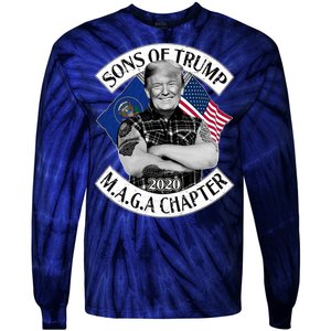 Sons of Trump 2020 MAGA Chapter Tie-Dye Long Sleeve Shirt