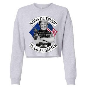 Sons of Trump 2020 MAGA Chapter Cropped Pullover Crew