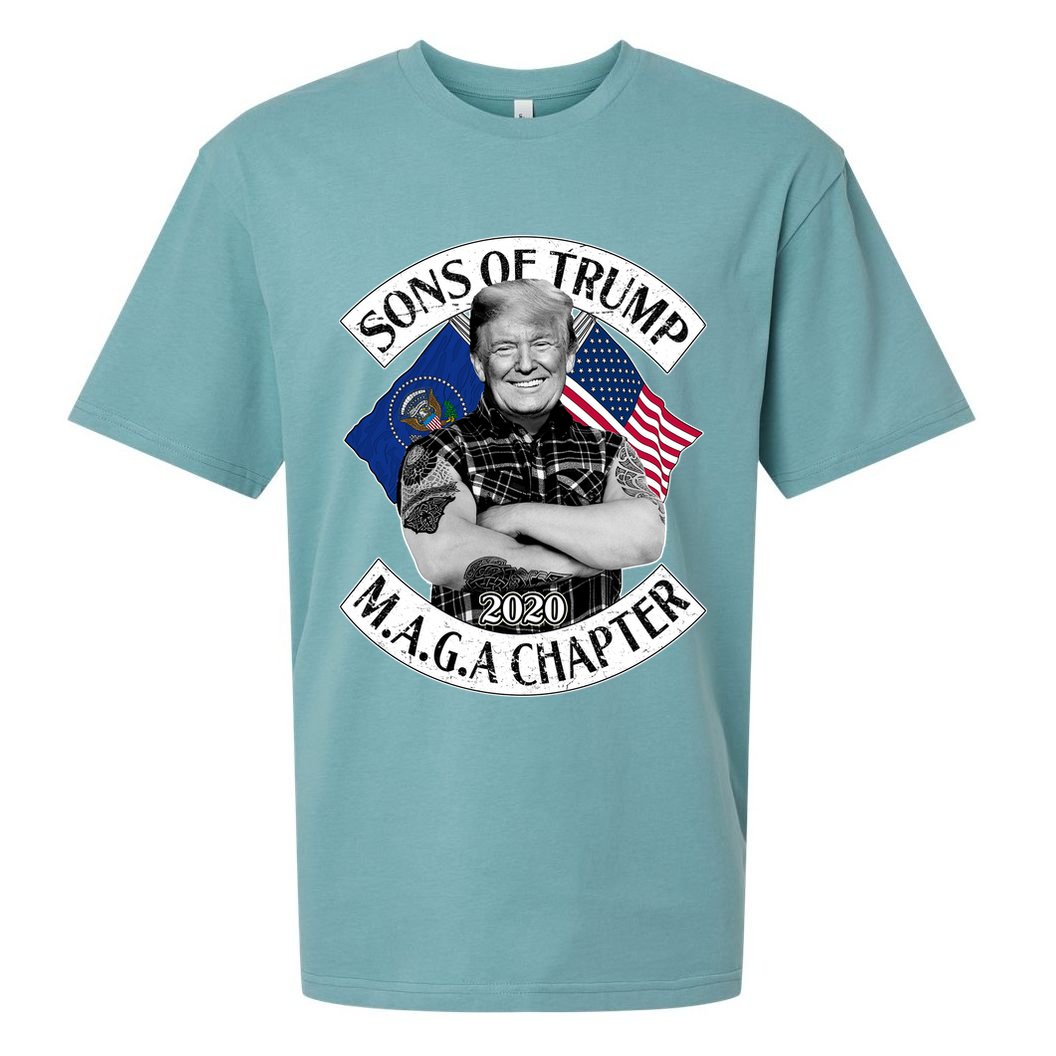 Sons of Trump 2020 MAGA Chapter Sueded Cloud Jersey T-Shirt