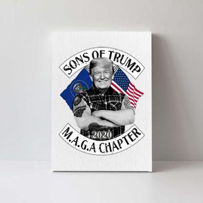 Sons of Trump 2020 MAGA Chapter Canvas