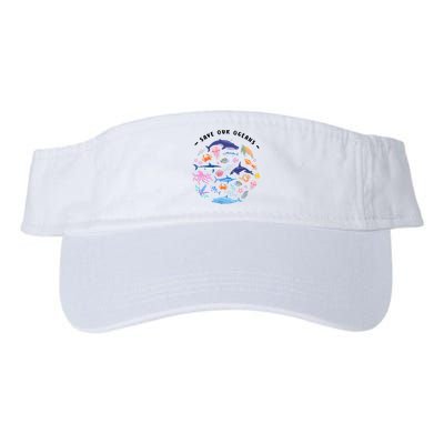 Save Our Oceans Seas, Sea Creatures, Sea Animals Protect Visor
