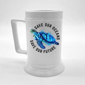 Save Our Oceans Sea Turtle Pro Environment Nature Beer Stein