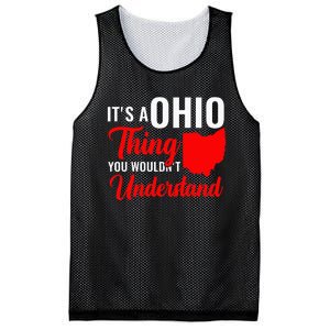 State Of Ohio ItS A Ohio Thing You WouldnT Understand Mesh Reversible Basketball Jersey Tank