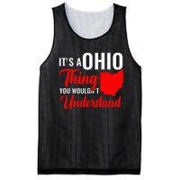 State Of Ohio ItS A Ohio Thing You WouldnT Understand Mesh Reversible Basketball Jersey Tank