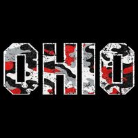 State Of Ohio Ohioan Trendy Distressed Camo Graphic Designs Sustainable Bucket Hat