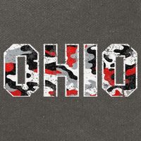 State Of Ohio Ohioan Trendy Distressed Camo Graphic Designs Cotton Canvas Backpack