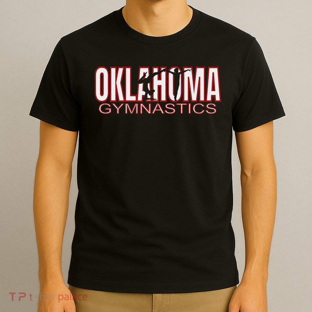 State Of Oklahoma Merch Gymnastics Competition Tumbling Girl T-Shirt