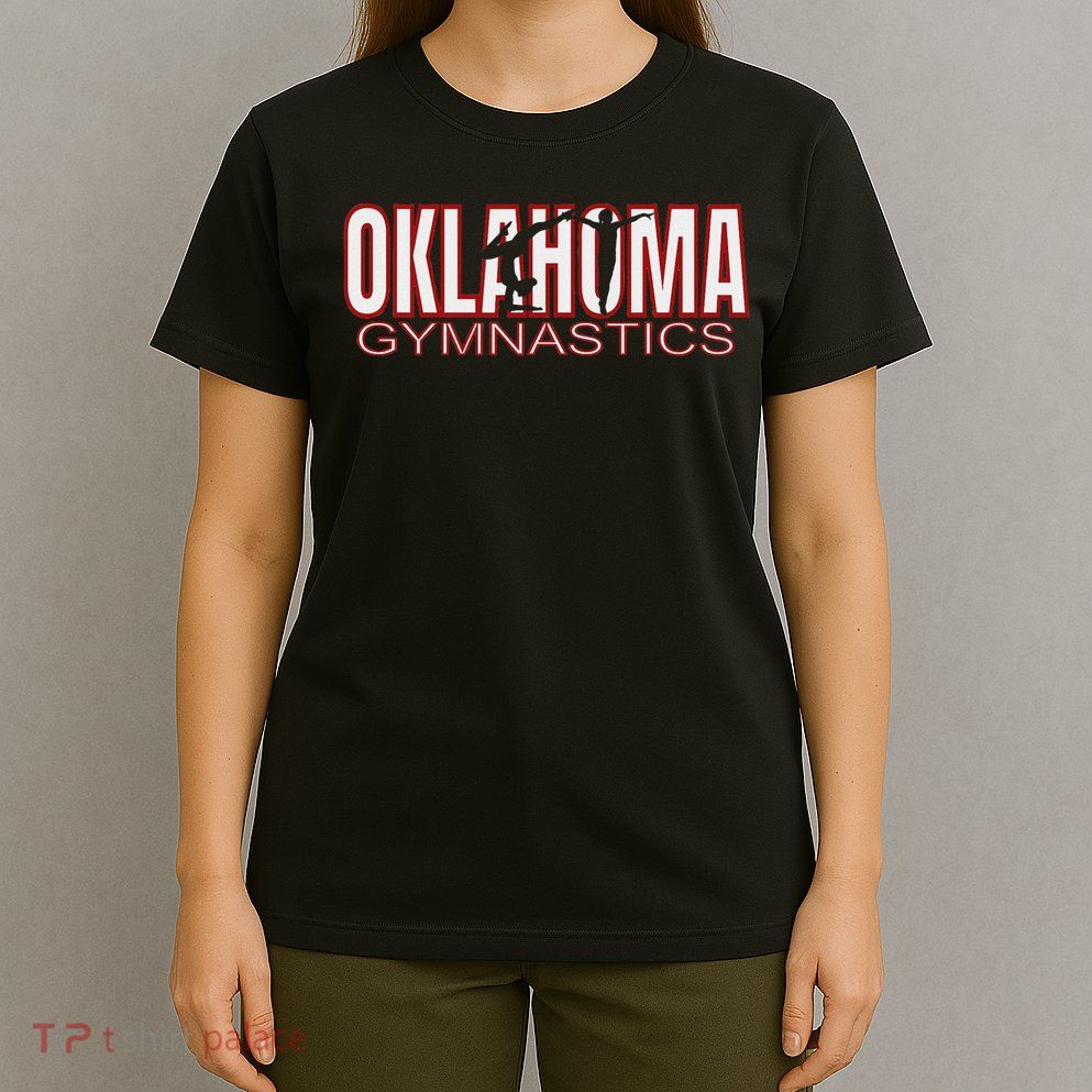 State Of Oklahoma Merch Gymnastics Competition Tumbling Girl T-Shirt