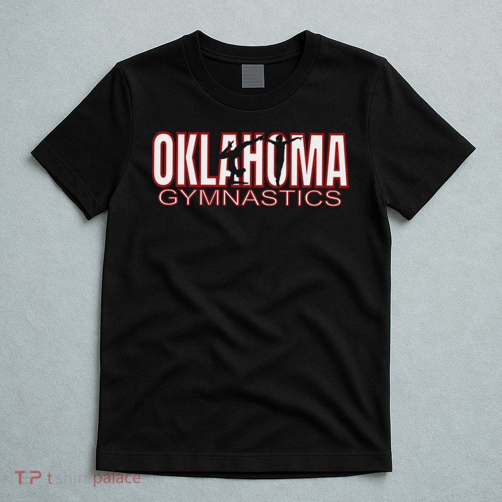 State Of Oklahoma Merch Gymnastics Competition Tumbling Girl T-Shirt
