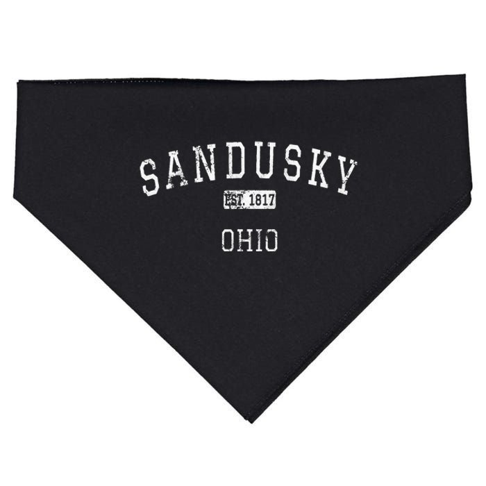 Sandusky Ohio OH Vintage USA-Made Doggie Bandana