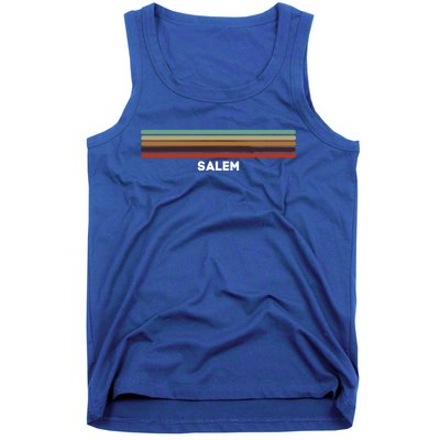 Salem Oregon Or Us Cities Of America Retro Gift Tank Top