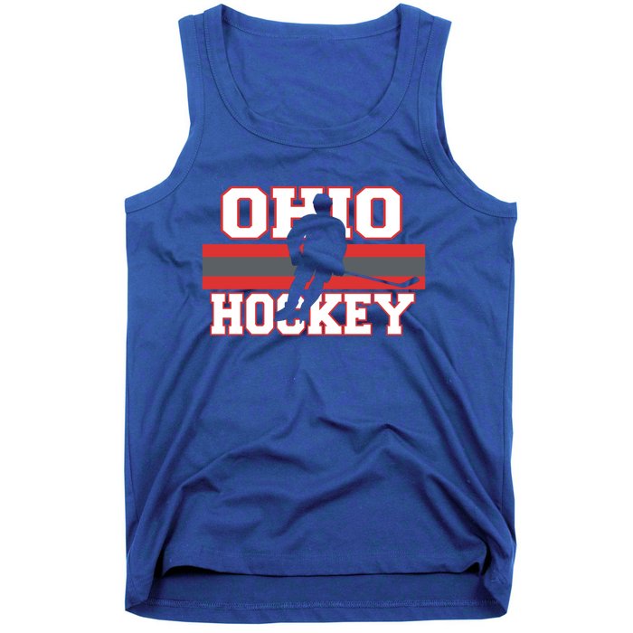 State Of Ohio Ice Hockey Player Gear Sports Coach Team Gift Tank Top