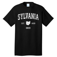 Sylvania Ohio Oh Vintage Athletic Sports Tall T-Shirt