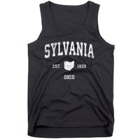 Sylvania Ohio Oh Vintage Athletic Sports Tank Top