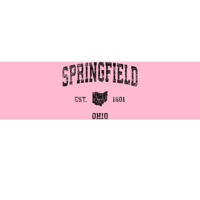 Springfield Ohio Oh Vintage Sports Bumper Sticker