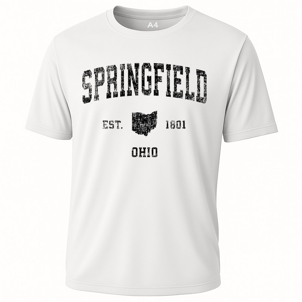 Springfield Ohio Oh Vintage Sports Performance Shirt
