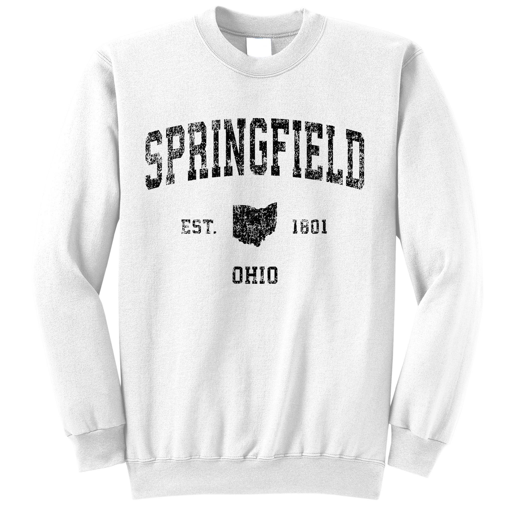 Springfield Ohio Oh Vintage Sports Sweatshirt