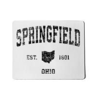 Springfield Ohio Oh Vintage Sports Mousepad