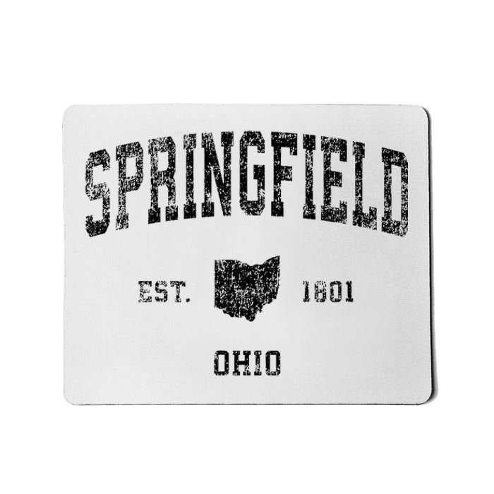 Springfield Ohio Oh Vintage Sports Mousepad