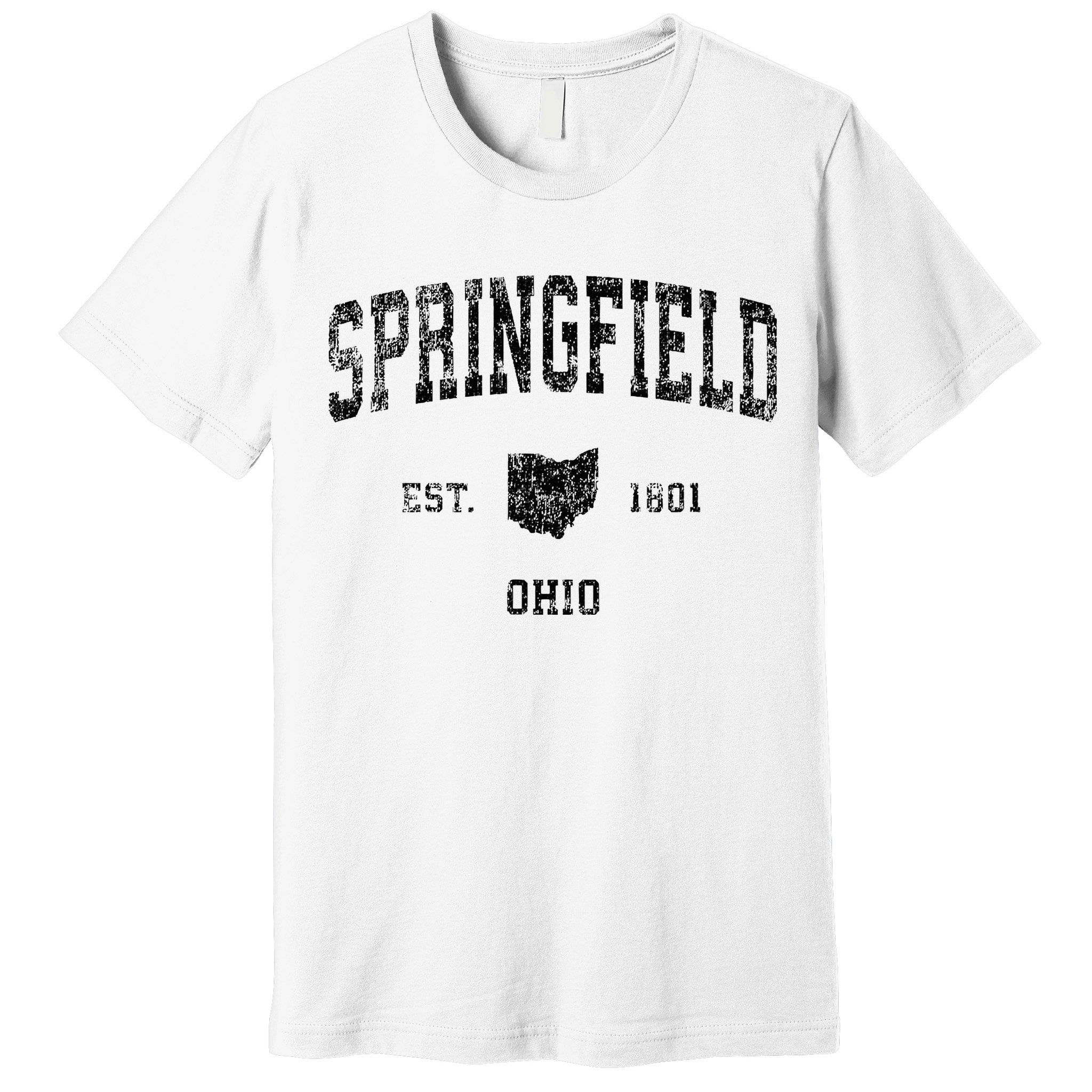 Springfield Ohio Oh Vintage Sports Premium T-Shirt