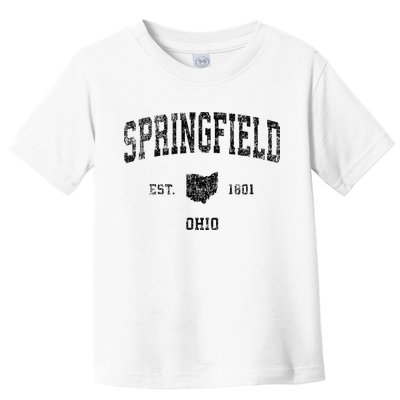 Springfield Ohio Oh Vintage Sports Toddler T-Shirt
