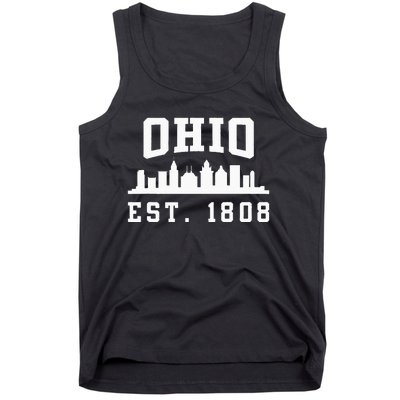 State Of Ohio Home State Lover Ohio Est. 1808 Tank Top