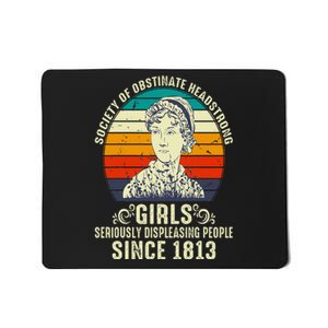 Society of Obstinate Headstrong  Jane Austen Mousepad