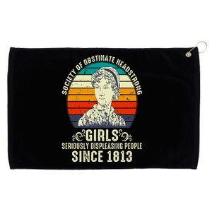 Society of Obstinate Headstrong  Jane Austen Grommeted Golf Towel