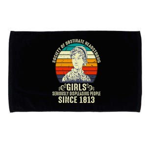 Society of Obstinate Headstrong  Jane Austen Microfiber Hand Towel