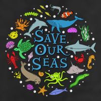 Save Our Oceans Seas Sea Creatures Sea Animals Protect Adult Drive Performance Visor