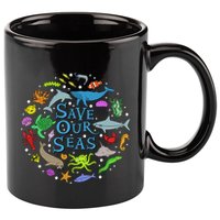 Save Our Oceans Seas Sea Creatures Sea Animals Protect 11oz C Handle Ceramic Mug