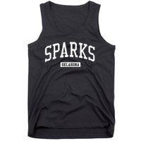 Sparks Oklahoma Ok Vintage Athletic Sports Design Tank Top