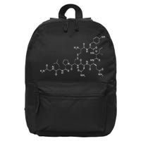 Structure Of Oxytocin Chemical Molecule Chemistry 16 in Basic Backpack