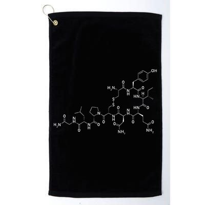 Structure Of Oxytocin Chemical Molecule Chemistry Golf Towel