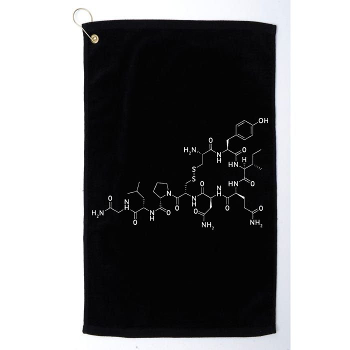 Structure Of Oxytocin Chemical Molecule Chemistry Golf Towel