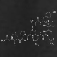 Structure Of Oxytocin Chemical Molecule Chemistry Golf Towel