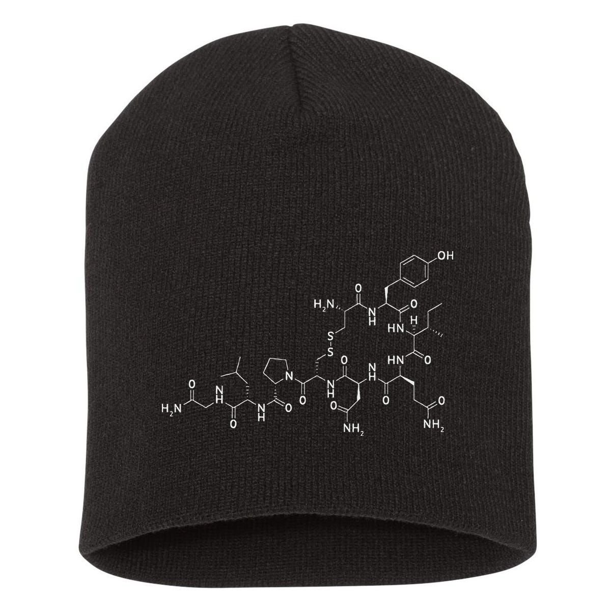 Structure Of Oxytocin Chemical Molecule Chemistry Short Acrylic Beanie