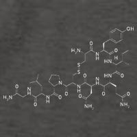 Structure Of Oxytocin Chemical Molecule Chemistry Vector Backpack