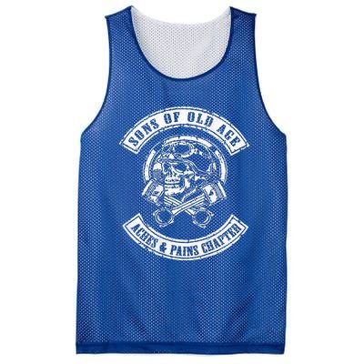 Sons Of Old Age Aches And Pains Chapter (On Back) Mesh Reversible Basketball Jersey Tank