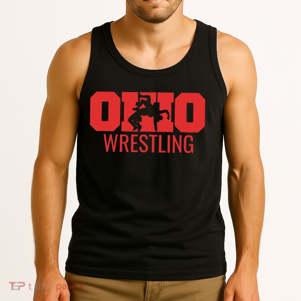 State Of Ohio Wrestling Freestyle Wrestler Gear Sports Tank Top