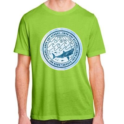 Save Our Oceans Conservation And Preservation Shark Love Great Gift Adult ChromaSoft Performance T-Shirt