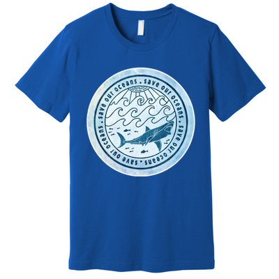 Save Our Oceans Conservation And Preservation Shark Love Great Gift Premium T-Shirt