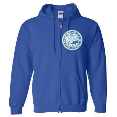 Save Our Oceans Conservation And Preservation Shark Love Great Gift Full Zip Hoodie