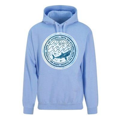 Save Our Oceans Conservation And Preservation Shark Love Great Gift Unisex Surf Hoodie